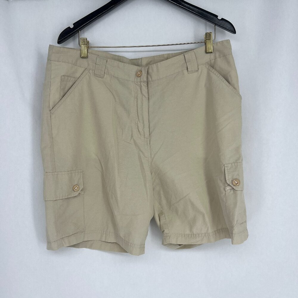 Woolrich Lightweight Womens Cotton Nylon Blend Shorts Size 16